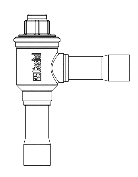 止回阀3184N/11,紫铜ODS,连接直角弯头