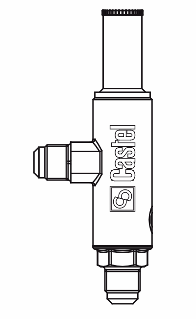 热气旁通冷量调节阀3310/4,SAE直螺纹接头