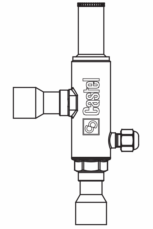 貯液器壓力調節閥3350/4S,銅管內連接焊接接頭