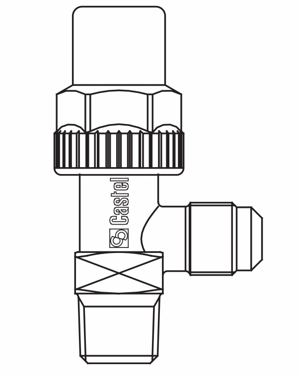 贮液器阀门6110/X11,螺纹接头