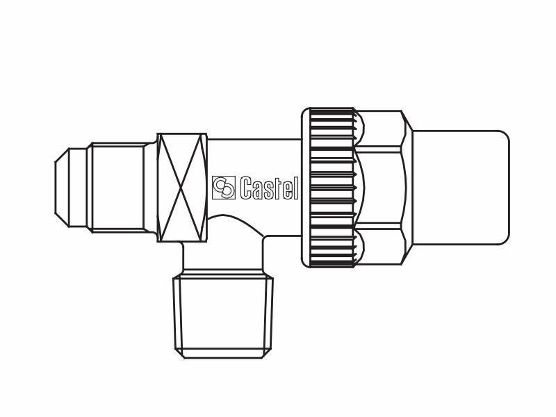 贮液器阀门6120/22,螺纹接头